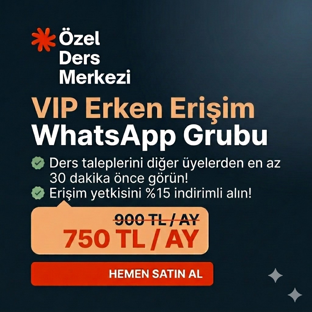 Öğretmenler için VIP üyelik