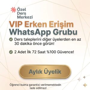 VIP Üyelik – 1 Aylık